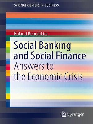 cover image of Social Banking and Social Finance